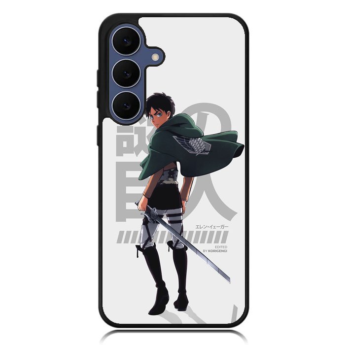 Eren Yeager Attack On Titan Samsung Galaxy S25 FE Case OV8365