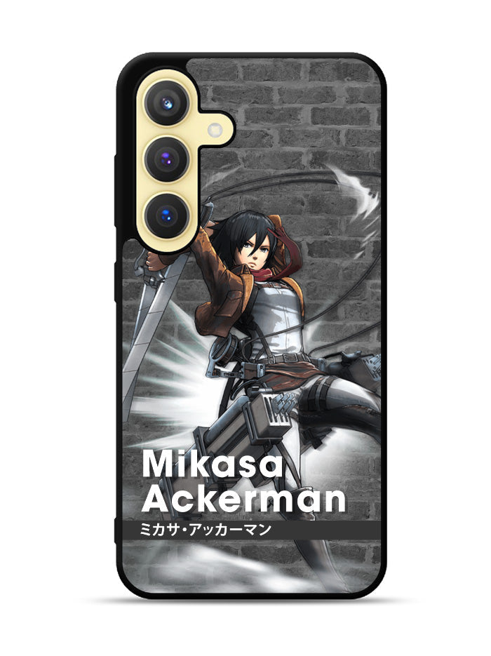 Mikasa Ackerman Attack On Titan Y Samsung Galaxy S25 Plus 5G , Samsung Galaxy S25+ 5G Case OV8091