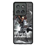 Mikasa Ackerman Attack On Titan Y Motorola Moto Edge 2025 Case QC8091