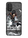 Mikasa Ackerman Attack On Titan Y Motorola Moto G Pure 2021 , Moto G Power 2022 Case OV8091