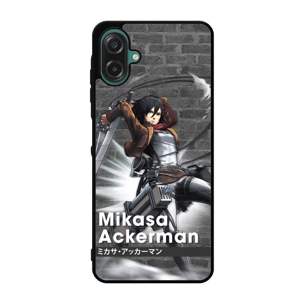 Mikasa Ackerman Attack On Titan Y Samsung Galaxy A07 Case QC8091