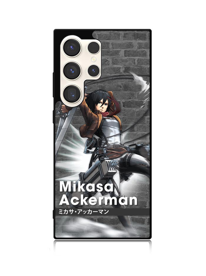 Mikasa Ackerman Attack On Titan Y Samsung Galaxy S23 Ultra 5G Case QC8091