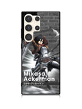 Mikasa Ackerman Attack On Titan Y Samsung Galaxy S23 Ultra 5G Case QC8091