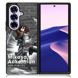 Mikasa Ackerman Attack On Titan Y Samsung Galaxy Z Fold 7 Case OV8091