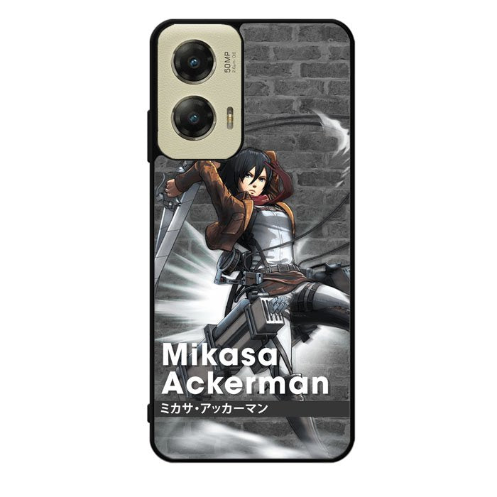 Mikasa Ackerman Attack On Titan Y Motorola Moto G Stylus 5G 2024 Case OV8091