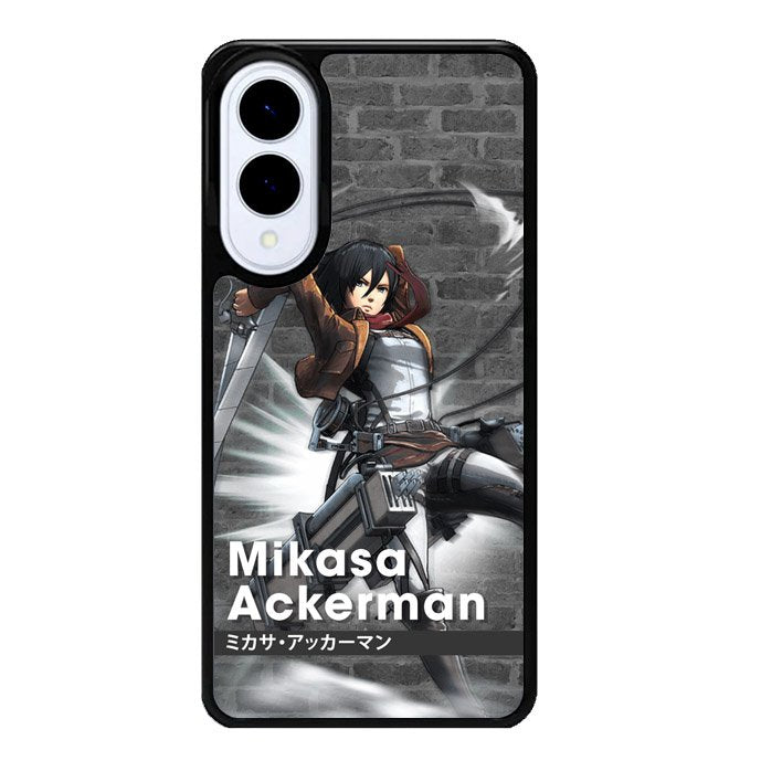 Mikasa Ackerman Attack On Titan Y Samsung Galaxy S25 Edge 5G Case OV8091