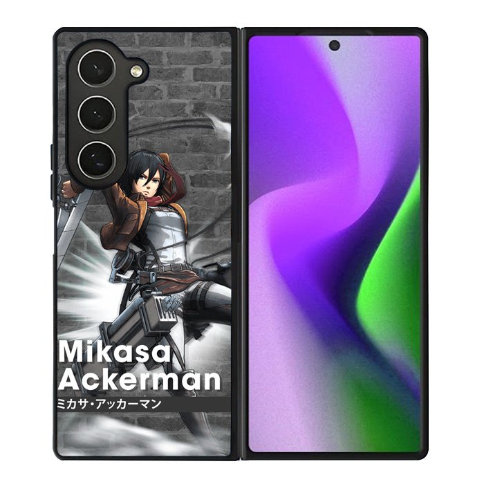 Mikasa Ackerman Attack On Titan Y Samsung Galaxy Z Fold 6 5G 2024 Case OV8091
