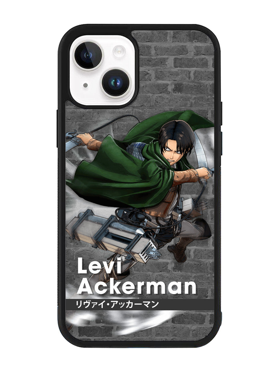 Levi Ackerman Attack On Titan iPhone 14 Plus Case QC8164