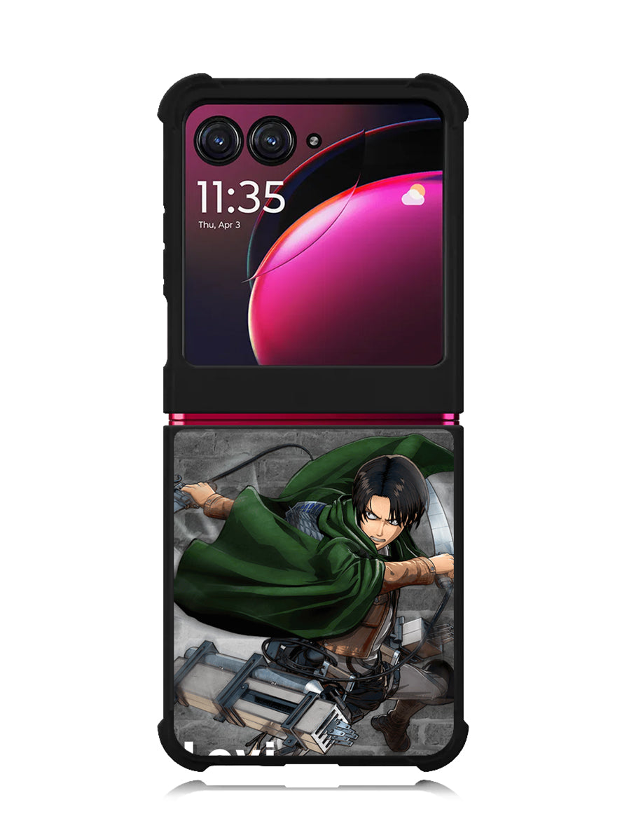 Levi Ackerman Attack On Titan Motorola Moto Razr Plus 2023 , Moto Razr+ 2023 Case OV8164