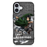Levi Ackerman Attack On Titan iPhone 16 Case QC8164