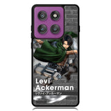 Levi Ackerman Attack On Titan Motorola Moto Edge 2025 | Moto Edge 60 Fusion | Moto Edge 60 Pro Case OV8164