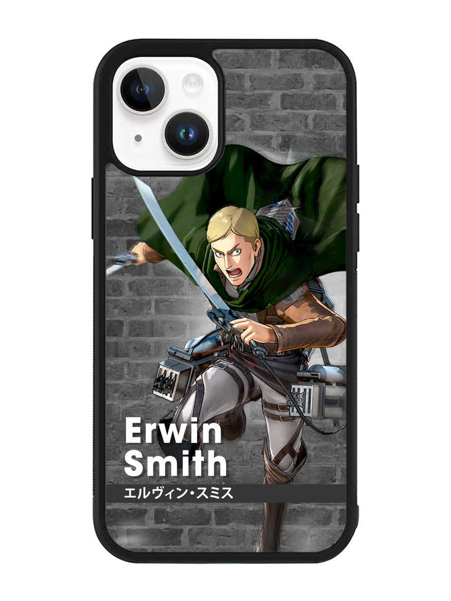 Erwin Smith Attack On Titan iPhone 14 Case QC8368