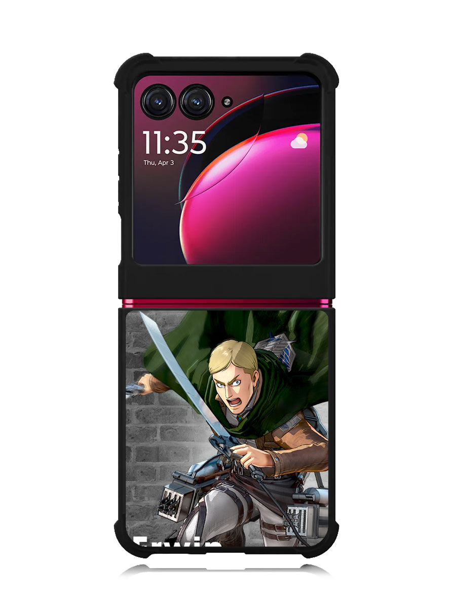 Erwin Smith Attack On Titan Motorola Moto Razr Plus 2023 , Moto Razr+ 2023 Case OV8368