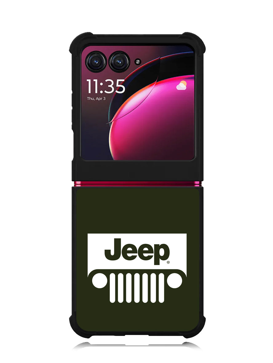 Jeep Grill Sign Motorola Moto Razr Plus 2023 , Moto Razr+ 2023 Case OV8229