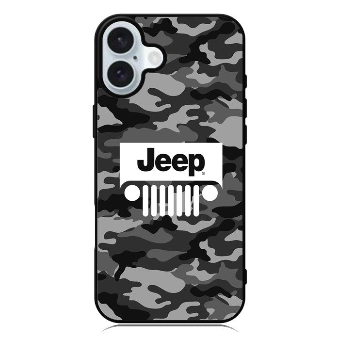 Jeep Camouflage iPhone 16 Plus Case QC8224