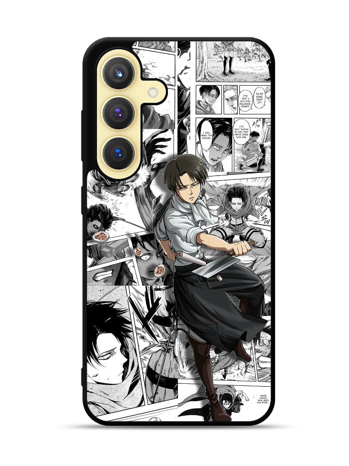 Levi Attack On Titan Samsung Galaxy S25 Plus 5G , Samsung Galaxy S25+ 5G Case OV8166