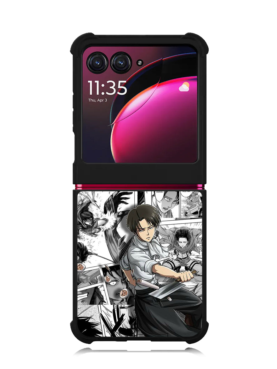 Levi Attack On Titan Motorola Moto Razr Plus 2023 , Moto Razr+ 2023 Case OV8166