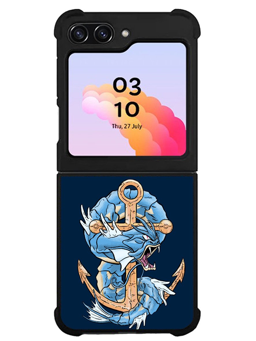 Pokemon Gyarados Anchor Samsung Galaxy Z Flip 5 5G 2023 Case OV10100