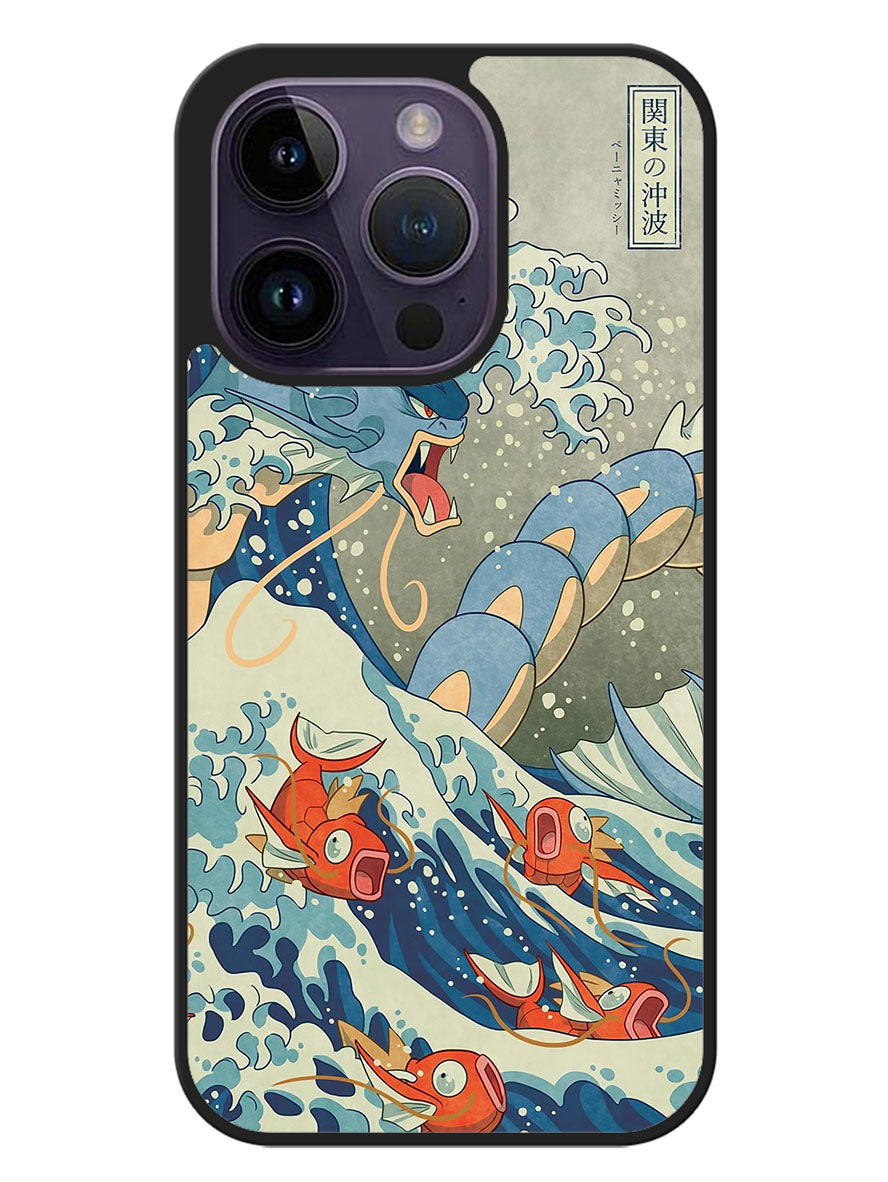 Pokemon Gyarados Kanagawa iPhone 14 Pro Case