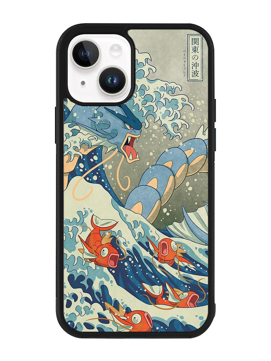 Pokemon Gyarados Kanagawa iPhone 15 Plus Case OV10101
