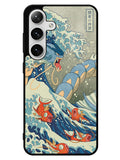 Pokemon Gyarados Kanagawa Samsung Galaxy S25 5G Case