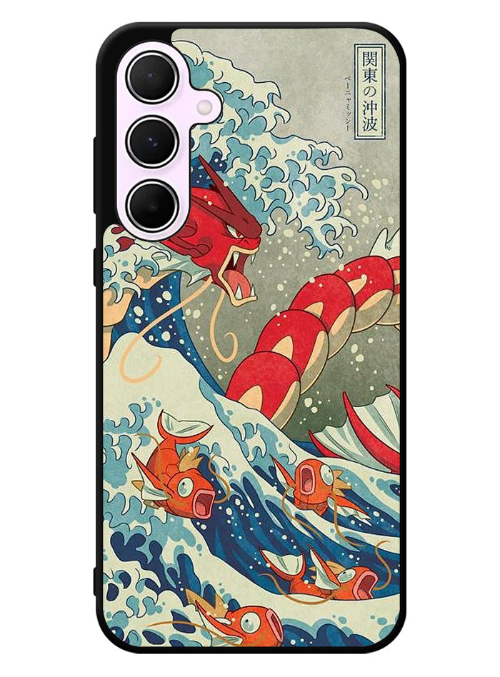 Pokemon Shiny Gyarados Samsung Galaxy A55 5G Case