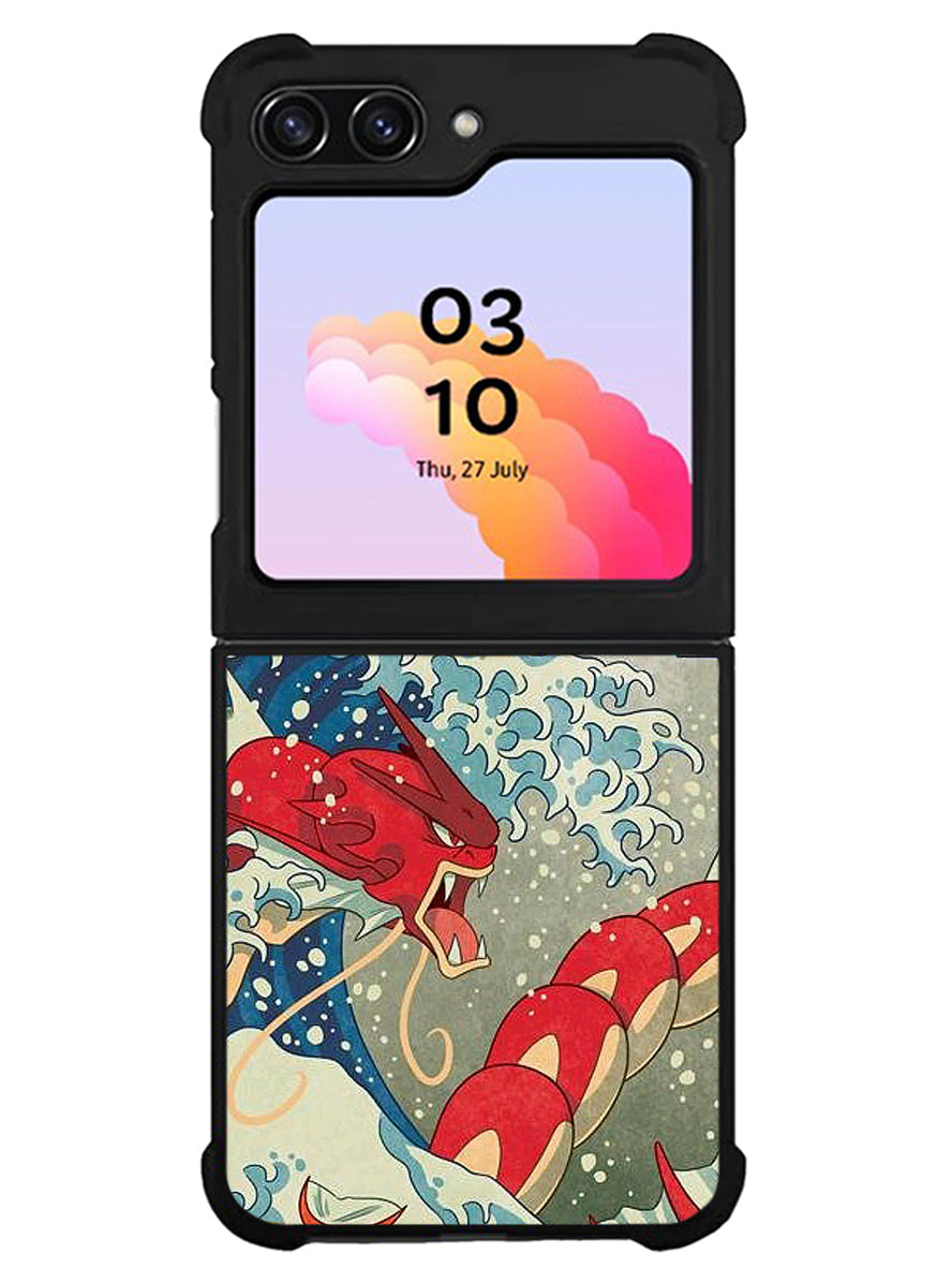 Pokemon Shiny Gyarados Samsung Galaxy Z Flip 5 5G 2023 Case
