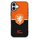 Netherland Football Team iPhone 16 Plus Case QC10089