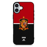 Spain Football Team iPhone 16 Plus Case QC10131