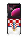 Croatia Football Team Motorola Moto Razr Plus 2023 , Moto Razr+ 2023 Case OV9966
