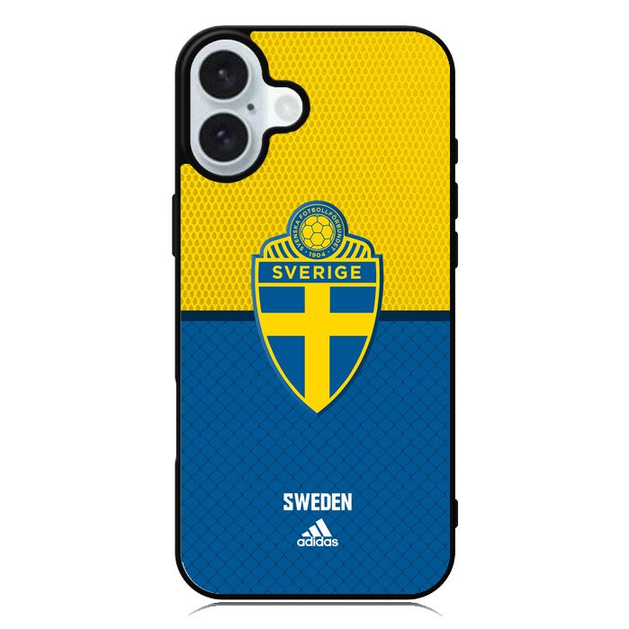 Sweden Football Team iPhone 16 Plus Case QC10142