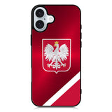 Poland Football Team iPhone 16 Plus Case QC10105