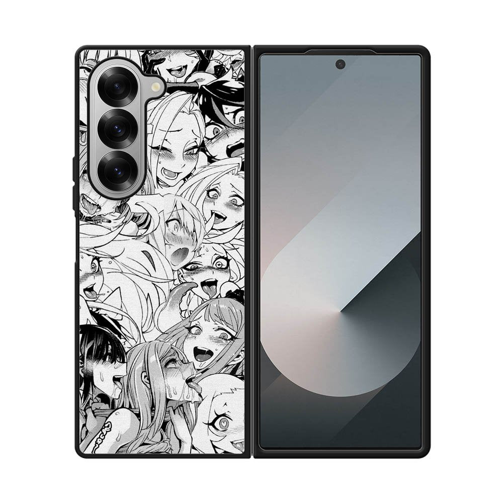 Ahegao Face Manga Samsung Galaxy Z Fold 7 5G Case QC9924