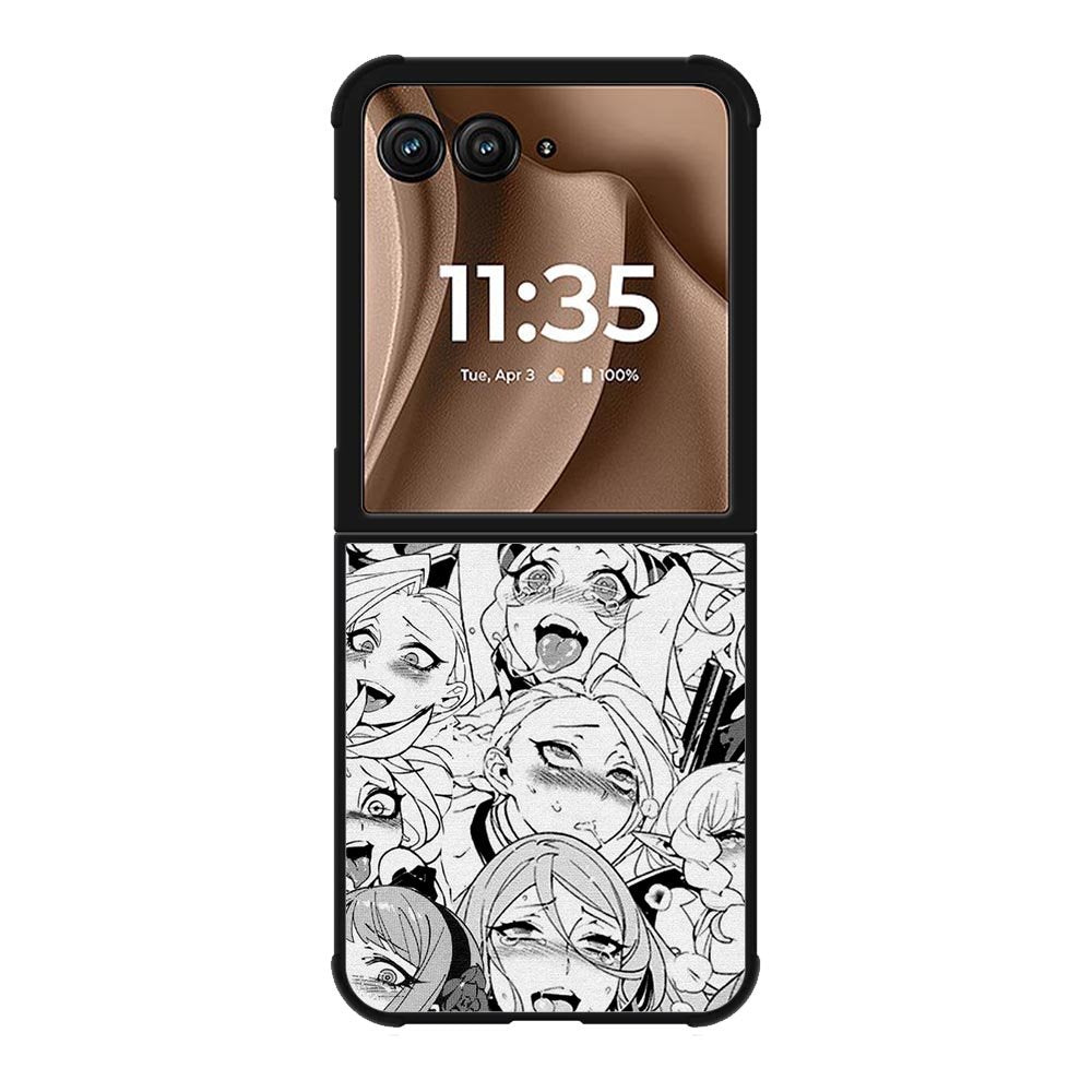 Ahegao Face Manga Motorola Moto RAZR Plus 2025 Case OV9926