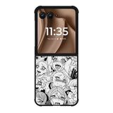 Ahegao Face Manga Motorola Moto RAZR Plus 2025 Case OV9926