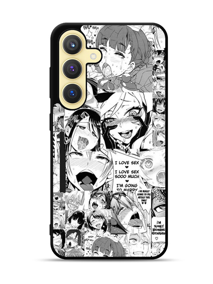 Ahegao Face Manga Samsung Galaxy S25 Plus 5G , Samsung Galaxy S25+ 5G Case OV9927