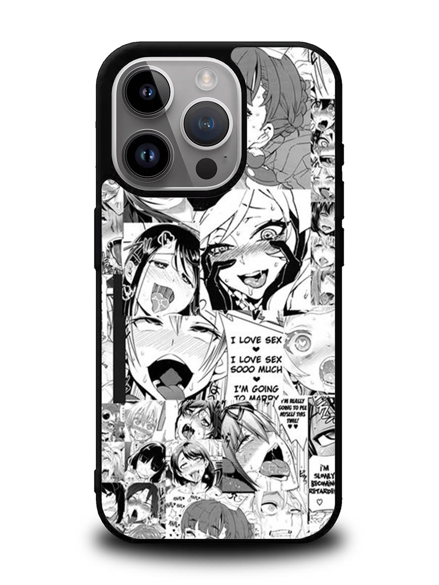 Ahegao Face Manga iPhone 16 Pro Case OV9927