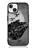 Star Wars Millenium Falcon iPhone 14 Plus Case OV10140
