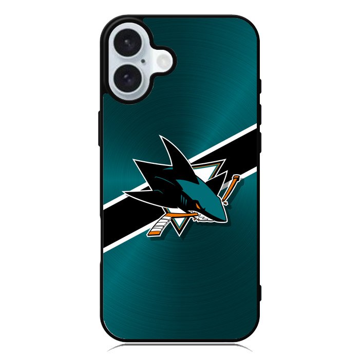 San Jose Sharks iPhone 16 Plus Case QC8873