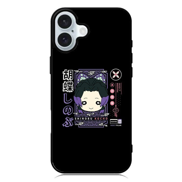 Shinobu Demon Slayer iPhone 16 Plus Case QC10210