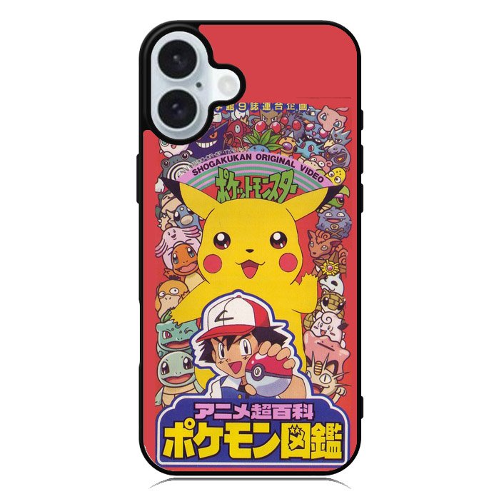 Pokemon Anime iPhone 16 Case QC10311