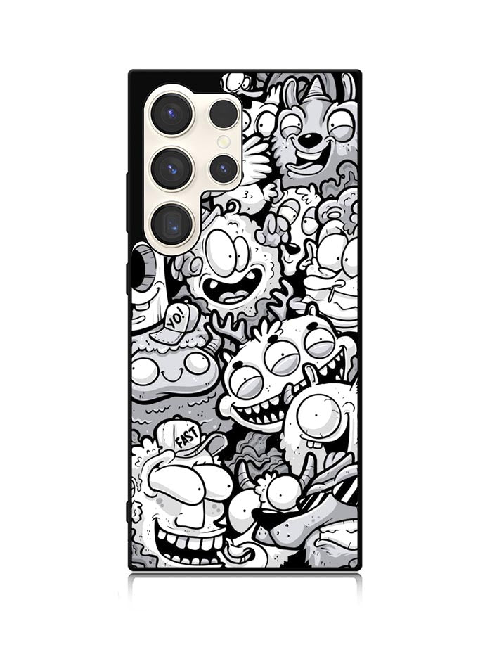 Doodle Art Cartoon Samsung Galaxy S24 Ultra 5G Case