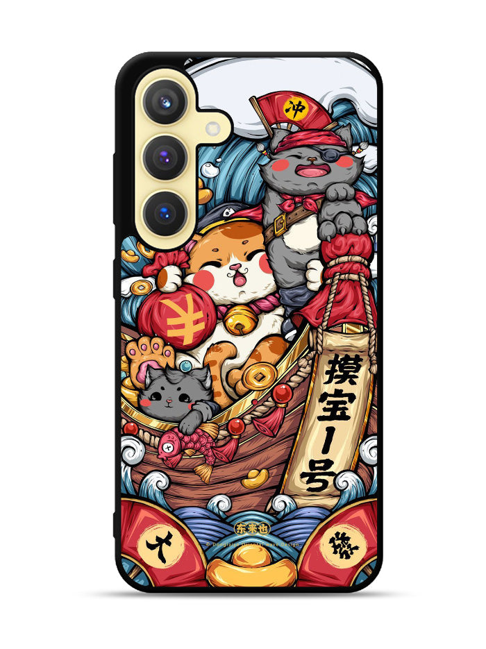 Cat Art Samsung Galaxy S24 FE 5G Case OV10344