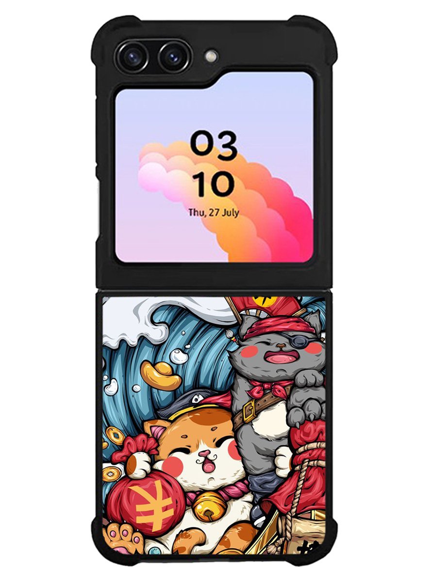 Cat Art Samsung Galaxy Z Flip 5 5G 2023 Case OV10344