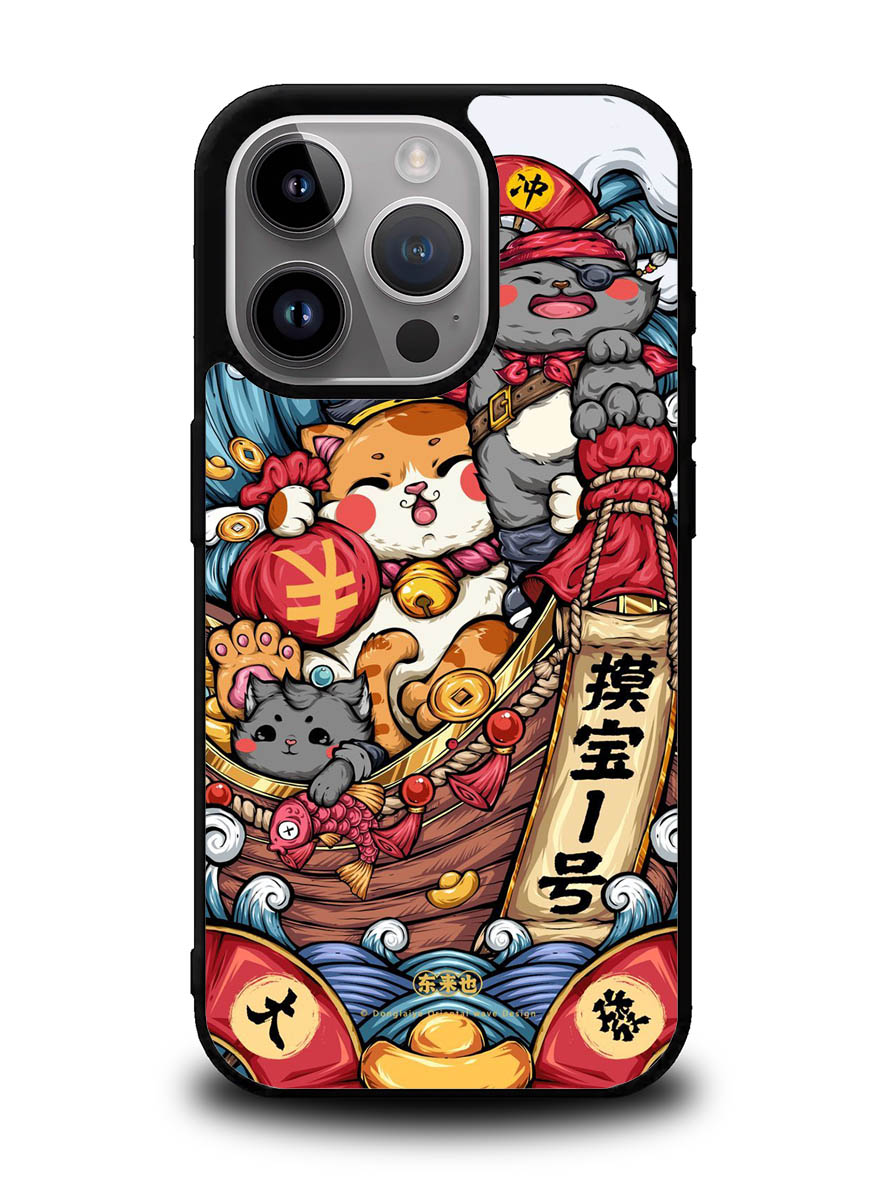 Cat Art iPhone 15 Pro Case OV10344