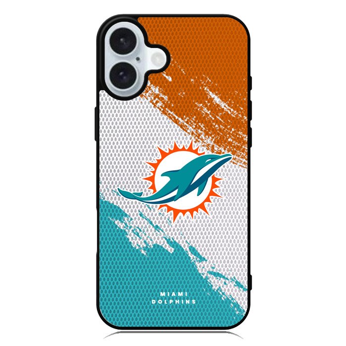 Miami Dolphins iPhone 16 Case QC10271