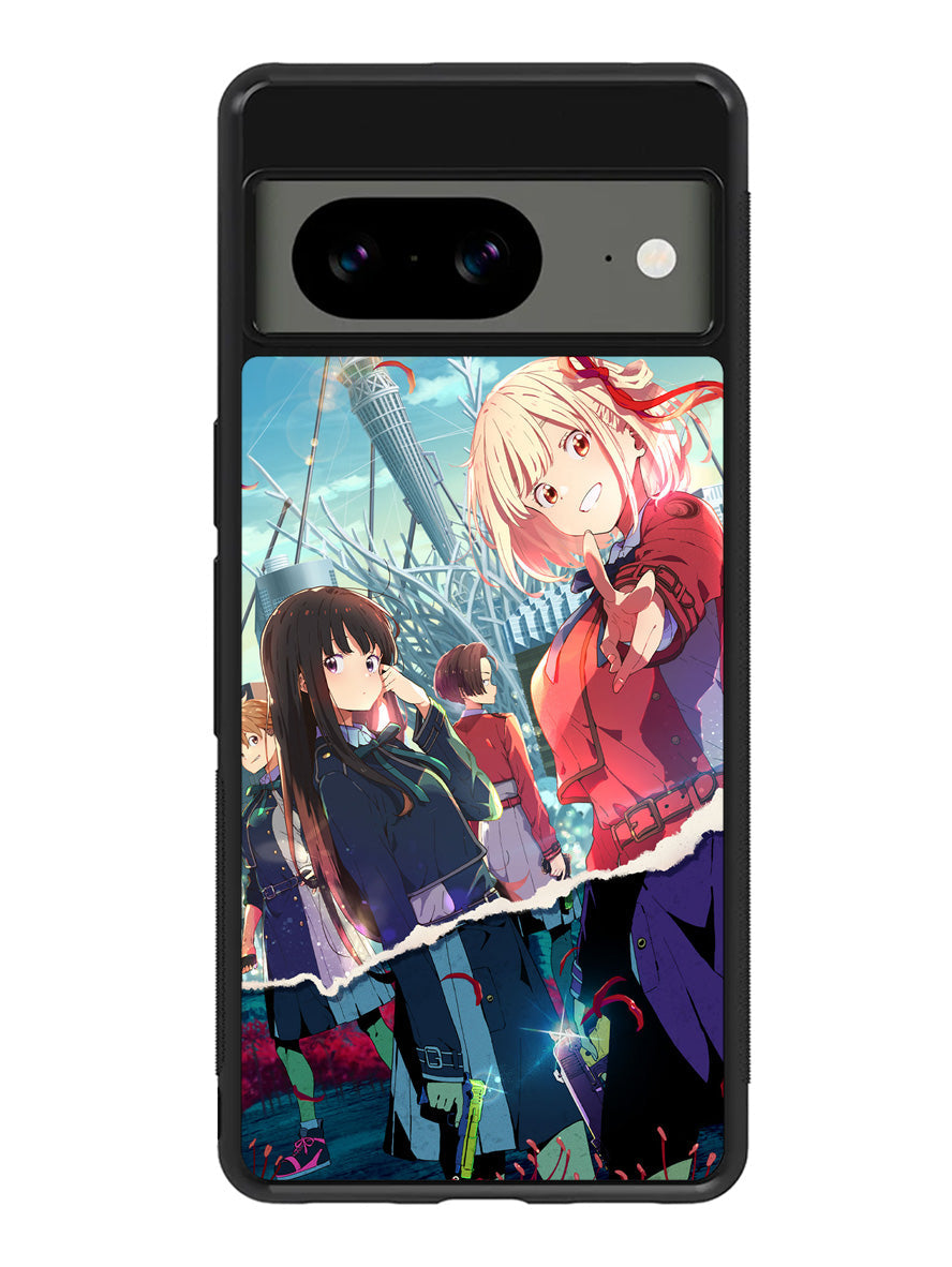 Lycoris Recoil Anime Google Pixel 8A Case QC10263