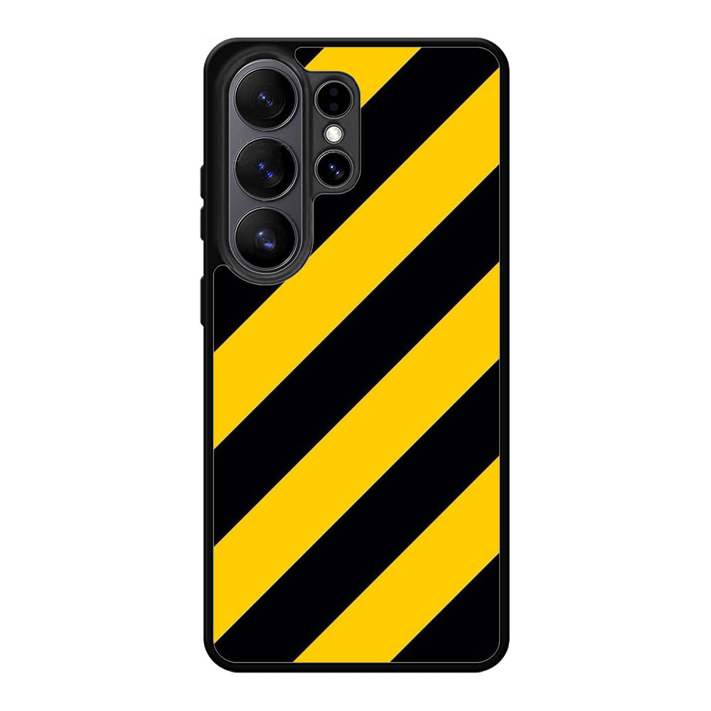 Black Yellow Samsung Galaxy S26 Ultra Case OV5974