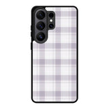 Grid Line Aesthetic Soft Purple Samsung Galaxy S26 Ultra Case OV11103