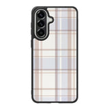 Grid Aesthetic Soft Brown Samsung Galaxy A57 Case OV11102